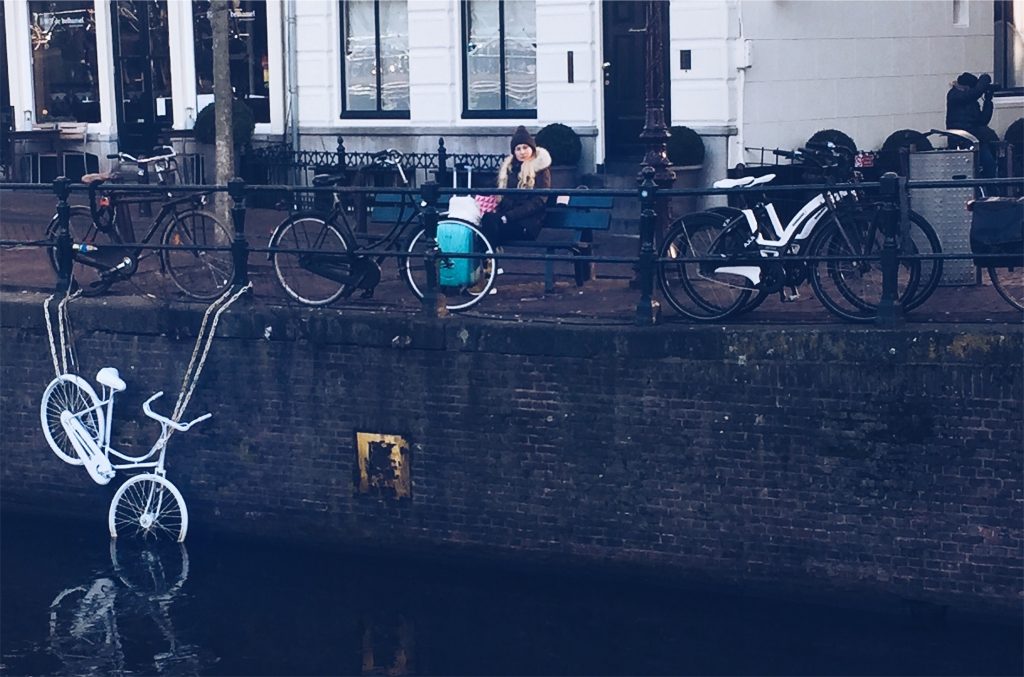 Yarnbombing en Amsterdam